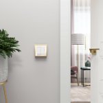 Выключатель двухклавишный проходной с подсветкой (белый акрил) Werkel W1122141