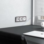 Розетка Ethernet RJ-45 (белый акрил) Werkel W1181041