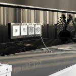 ТВ-розетка оконечная (белый акрил) Werkel W1183041