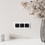 Розетка с заземлением, шторками и USB тип A+C (черный акрил) Werkel W1171748