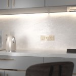 Выключатель двухклавишный проходной с подсветкой (айвори акрил) Werkel W1122143