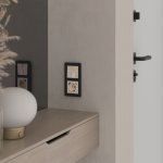 Выключатель двухклавишный проходной с подсветкой (айвори акрил) Werkel W1122143