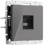 Розетка Ethernet RJ-45 (графит акрил) Werkel W1181044