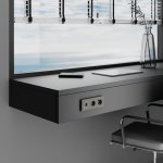 Розетка Ethernet RJ-45 (графит акрил) Werkel W1181044