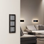 Умный сенсорный выключатель одноклавишный (серебряный) W4513006 Werkel