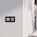 Умный сенсорный выключатель двухклавишный (серебряный) W4523006 Werkel