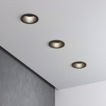 Светильник встраиваемый GU10 чёрный 25002/01 Elektrostandard