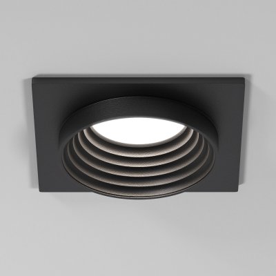 Светильник встраиваемый GU10 чёрный 25006/01 Elektrostandard Светильник встраиваемый GU10 чёрный 25006/01 Elektrostandard