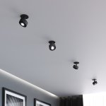 Потолочный светодиодный светильник 6W 4000K чёрный 25089/LED Elektrostandard