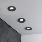 Светильник встраиваемый GU10 чёрный 25009/01 Elektrostandard