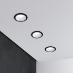 Светильник встраиваемый GU10 чёрный 25010/01 Elektrostandard