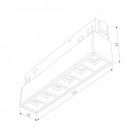 Slim Magnetic Трековый светильник 6W 4000K Artas (чёрный/золото) 85101/01 Elektrostandard