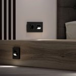 Встраиваемая LED подсветка Turn (черный матовый) W1154708 Werkel