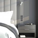 Рамка на 3 поста Senso (серебряный, стекло soft-touch) W0033106 Werkel