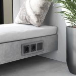 Рамка на 3 поста Senso (серебряный, стекло soft-touch) W0033106 Werkel