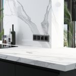 Рамка на 4 поста Senso (серебряный, стекло soft-touch) W0043106 Werkel