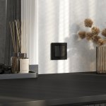 Рамка на 1 пост Senso (черный, стекло soft-touch) W0013108 Werkel