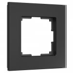 Рамка на 1 пост Senso (черный, стекло soft-touch) W0013108 Werkel