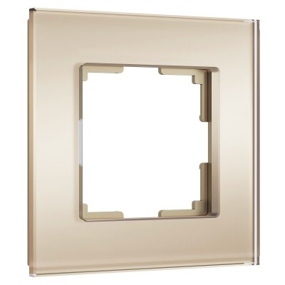 Рамка на 1 пост Senso (шампань, стекло soft-touch) W0013111 Werkel Рамка на 1 пост Senso (шампань, стекло soft-touch) W0013111 Werkel