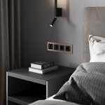 Рамка на 4 поста Senso (шампань, стекло soft-touch) W0043111 Werkel