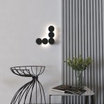 Светильник настенный светодиодный Brioni LED 40130/LED черный Elektrostandard