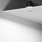 Потолочный светодиодный светильник Inline 10W 4000K белый/хром 25091/LED Elektrostandard