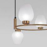 Подвесная люстра Eurosvet 30183/4 латунь Alva