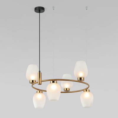 Люстра Eurosvet 30183/6 латунь Alva