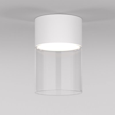 Светильник потолочный светодиодный 10W 4000К белый/прозрачный 25047/LED Elektrostandard Светильник потолочный светодиодный 10W 4000К белый/прозрачный 25047/LED Elektrostandard
