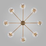 Подвесная люстра Eurosvet 70217/8 латунь Spritz