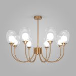 Подвесная люстра Eurosvet 70217/8 латунь Spritz