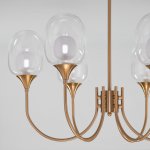 Подвесная люстра Eurosvet 70217/6 латунь Spritz