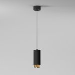 Подвесной светильник Nubis GU10 чёрный/золото 50122/1 Elektrostandard