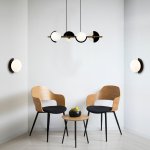 Настенный светильник бра Eurosvet 70150/1 черный Moity