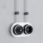 Изоляторы 100 шт (черный матовый) Vintage Werkel W6433408