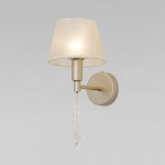 Настенный светильник бра Eurosvet 60148/1 матовое золото Charuel