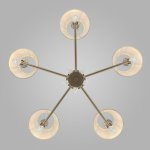 Подвесная люстра Eurosvet 60148/5 матовое золото Charuel