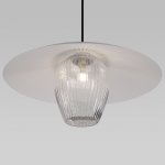 Подвесная люстра Eurosvet 50259/1 белый/прозрачный Kamari