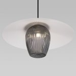 Подвесная люстра Eurosvet 50259/1 белый/дымчатый Kamari