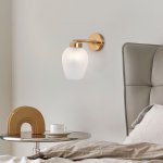 Настенный светильник бра Eurosvet 30184/1 латунь Alva