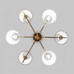 Потолочный светильник Eurosvet 60149/6 латунь Ozark