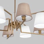 Потолочный светильник Eurosvet 60149/8 латунь Ozark