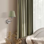 Настенный светильник бра Eurosvet 60153/1 никель Milos