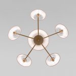 Подвесная люстра Eurosvet 60153/8 латунь Milos