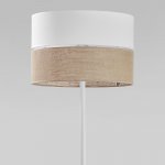 Напольный светильник с тканевым абажуром Eurosvet 5241 Linobianco