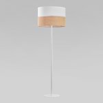 Напольный светильник с тканевым абажуром Eurosvet 5241 Linobianco