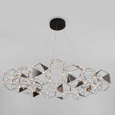 Подвесная люстра Eurosvet 90369/15 черный жемчуг Uma