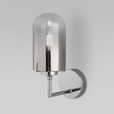 Настенный светильник бра Eurosvet 60156/1 хром Pluto Настенный светильник бра Eurosvet 60156/1 хром Pluto