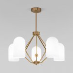 Потолочный светильник Eurosvet 60157/5 латунь Bambola