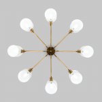 Потолочный светильник Eurosvet 60157/8 латунь Bambola